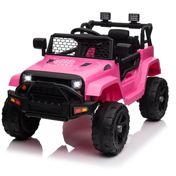 slide 2 of 18, 12V Kids Electric Ride On Car with Remote Control Pink