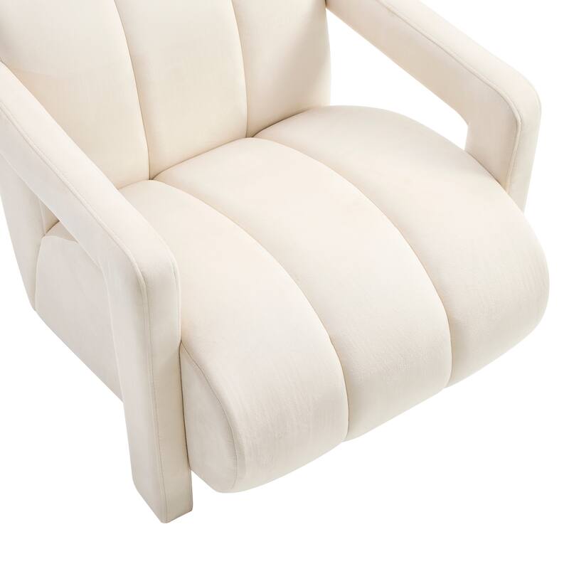 Roundhill Furniture Velmor Contemporary Velvet Accent Armchair