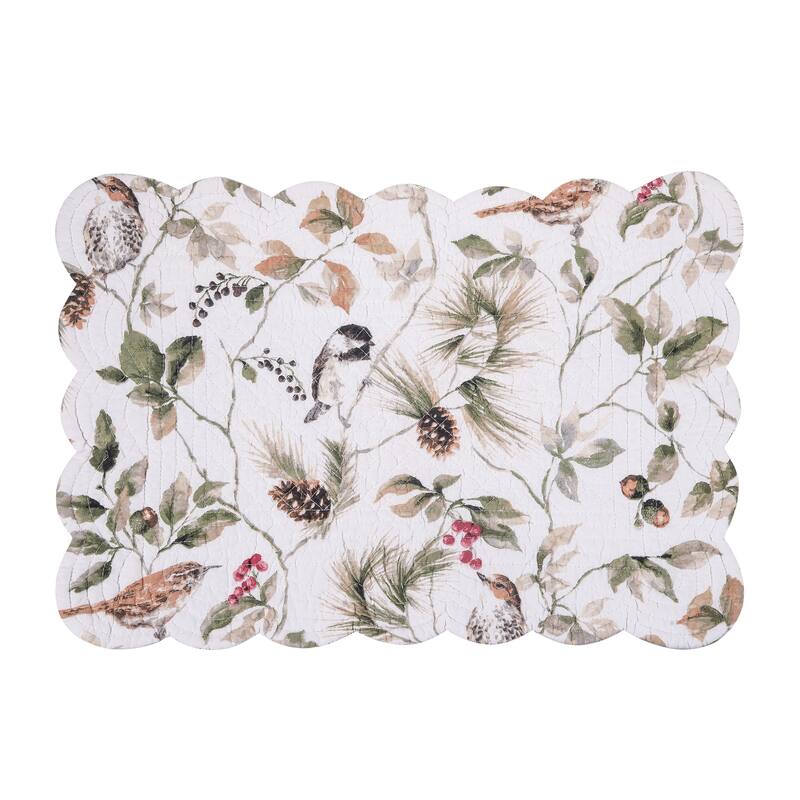 Mira Songbird Placemats Set of 6, 13" x 19"