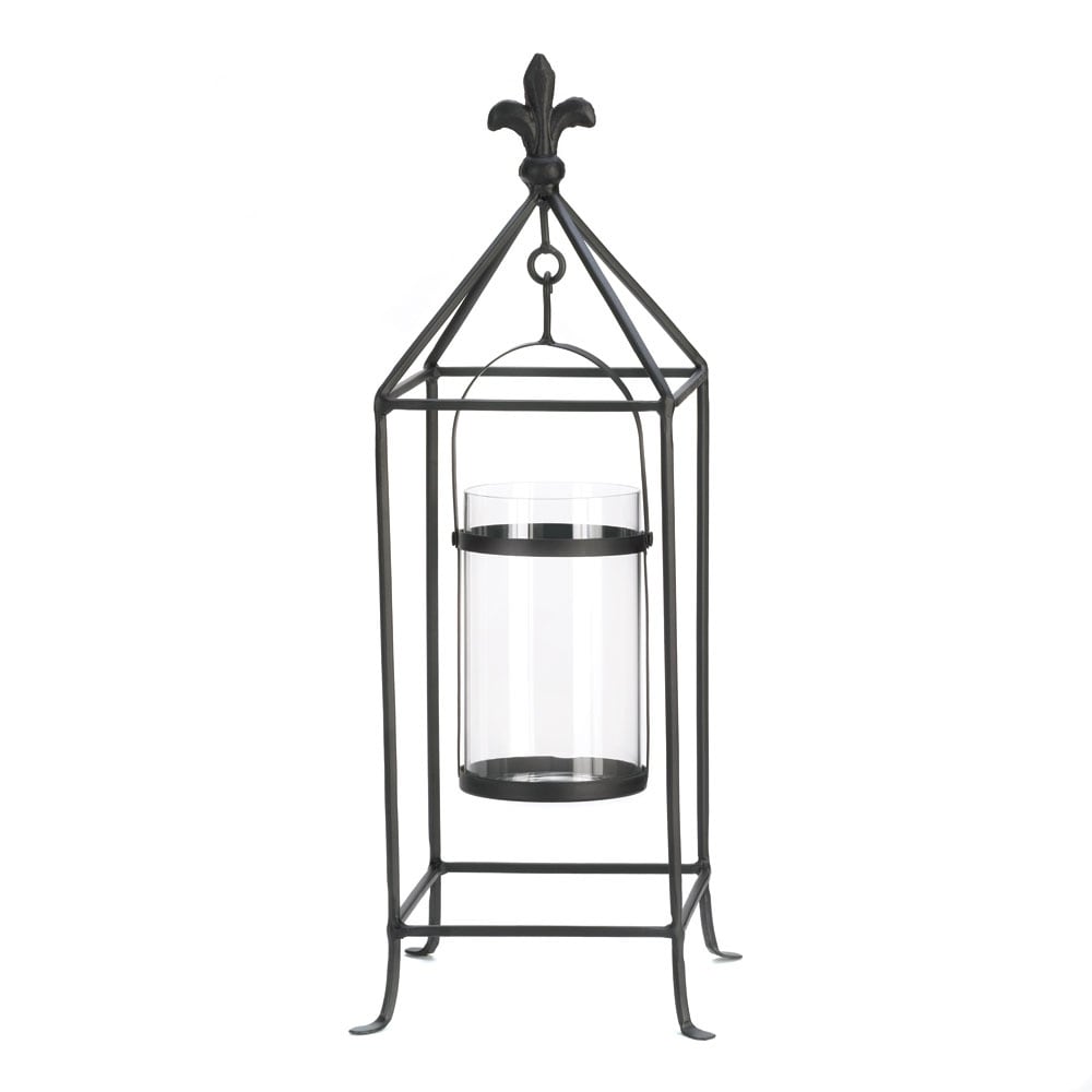 Shop Fleur De Lis Glass Candle Holder Overstock 25769052