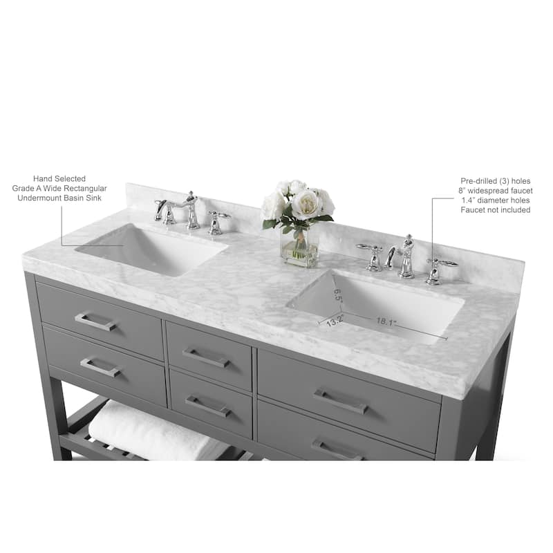 Ancerre Designs Elizabeth Bathroom Vanity Set
