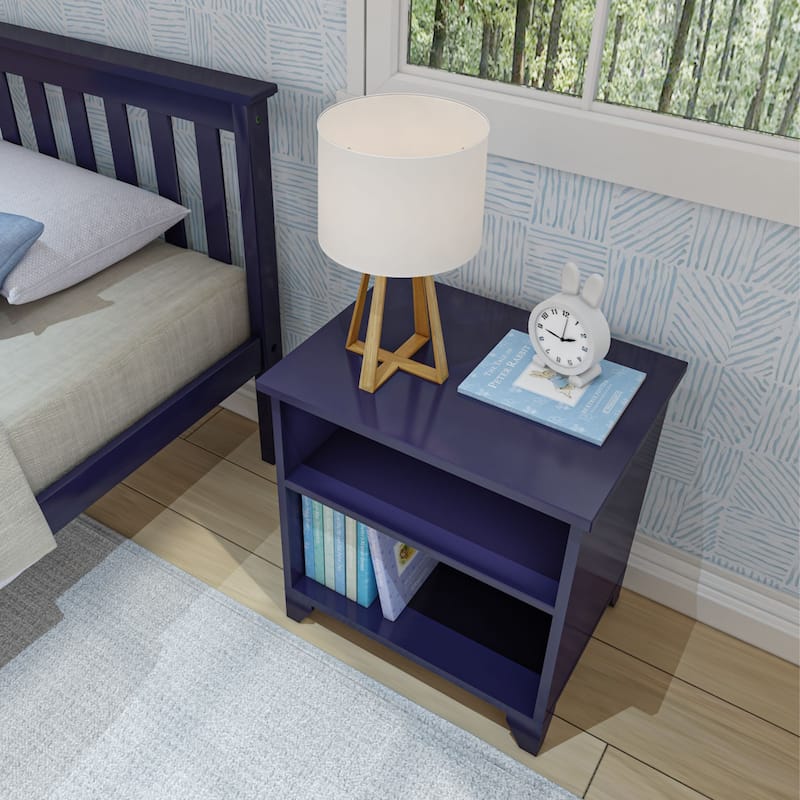 Max and Lily Nightstand with Shelf