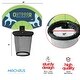 preview thumbnail 6 of 5, Machrus 10'x17' Rectangle Trampoline w/ Premium Top-Ring Enclosure System and Trampoline Basketball Hoop with Ball & Pump - Blue