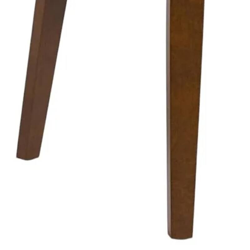 Narv Dining Table, 71 Inch Oval Top in Walnut Brown Solid Wood - Walnut Brown