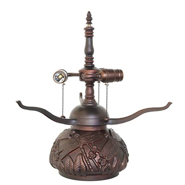 Meyda Tiffany 228003 Tiffany 17" Tall Lamp Base - Mahogany Bronze
