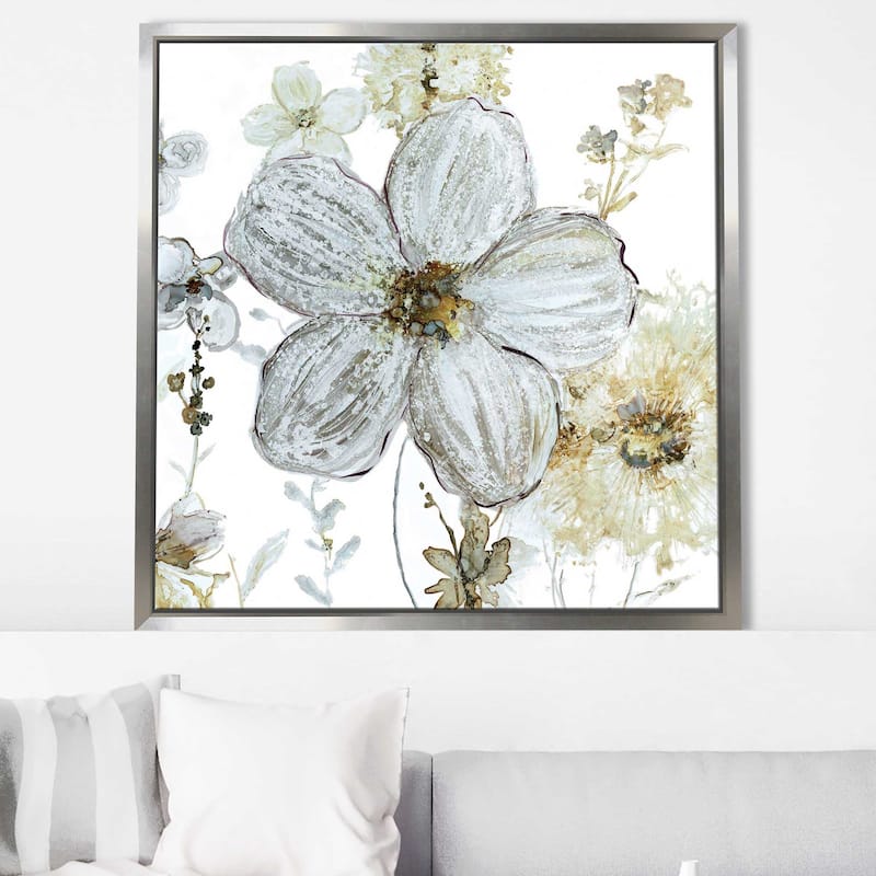 "Garden Glitter II" by Carol Robinson Print on Floating Canvas