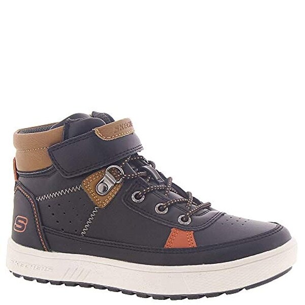 Skechers junior boys direct pulse boots black on sale