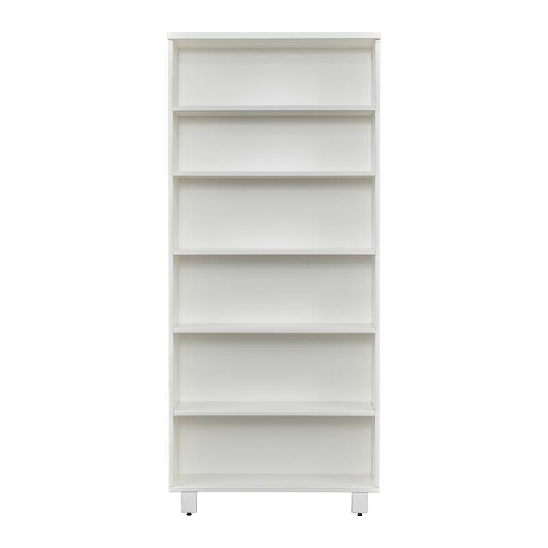 Rye Studio Tivoli Contemporary Open Bookcase with 6 Shelves