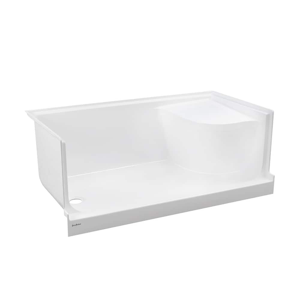 Swiss Madison SM-SB537 Aquatique 59-3/4" x 32" Rectangular Shower Base