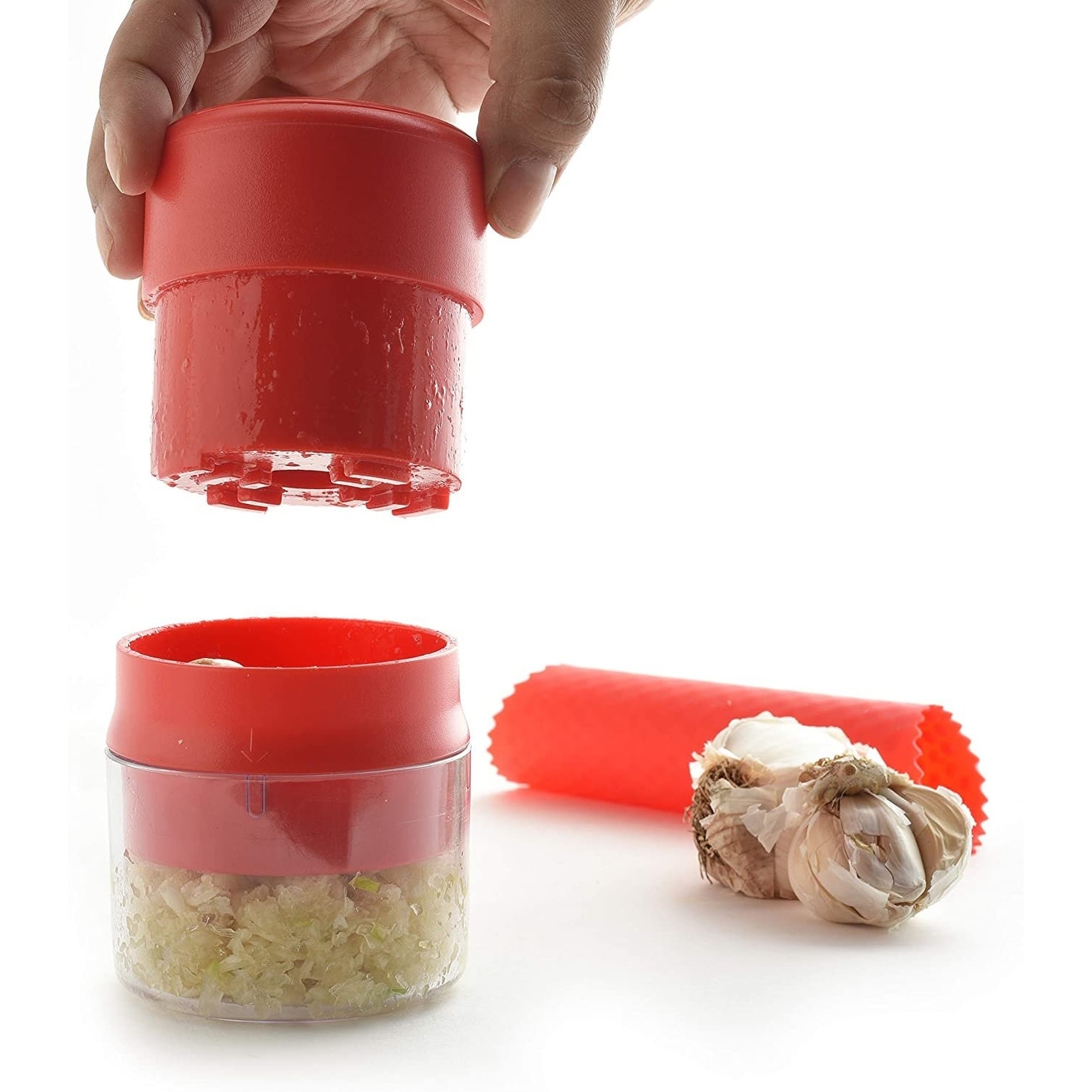 Shop Norpro Twist N Mince Garlic Clove Peeler And Mincer Set