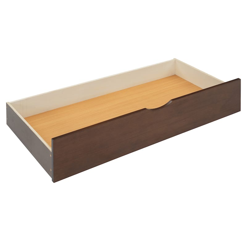Queen Size Platform Bed with Twin XL Trundle, Wooden Storage Bed Frame with 2 Storage Drawers, One set of Sockets & USB Ports