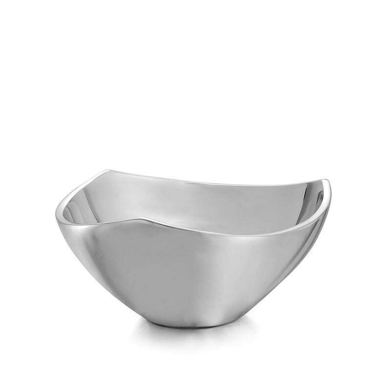 Nambe Alloy Tri Corner Bowl Silver - 7.5 Inch