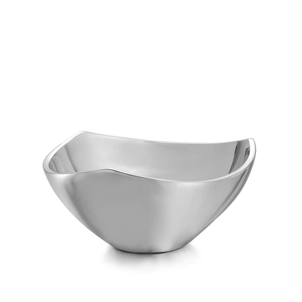 Nambe Alloy Tri Corner Bowl Silver - 7.5 Inch