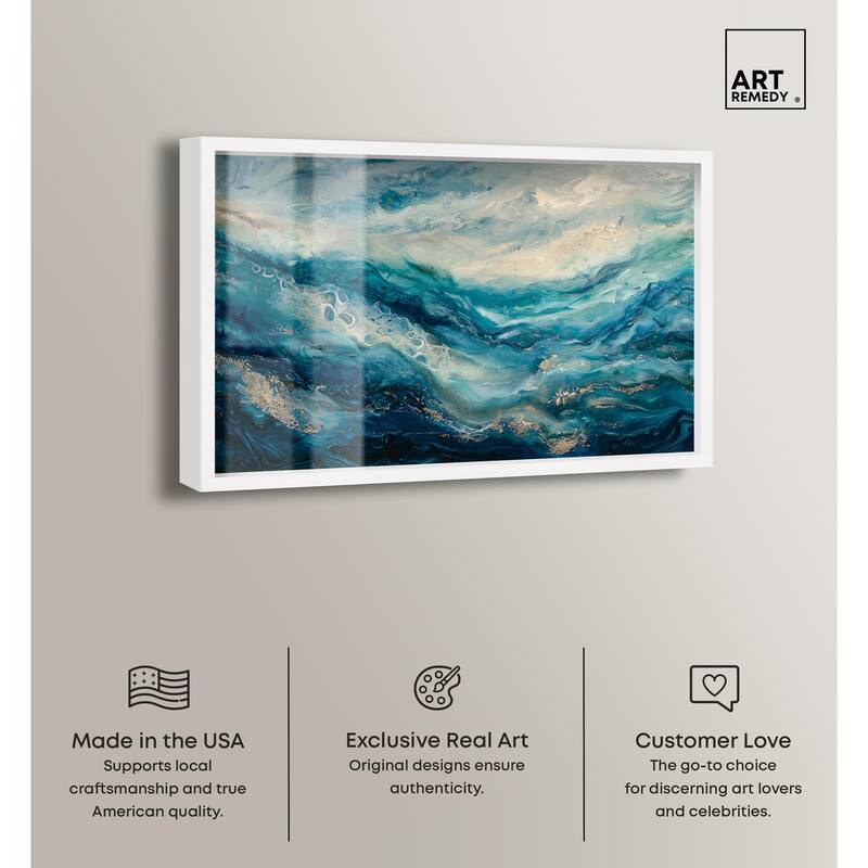 Jeweled Waters Shadowbox by Art Remedy