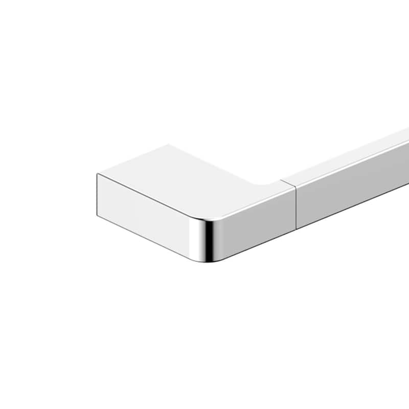 WS Bath Collections Cube 3 Piece Bathroom Package with Towel Bar, Robe