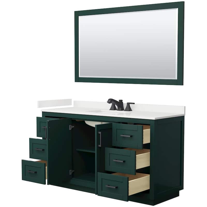 Wyndham Collection WCF292960S-QTZ-US3M58 Miranda 60" Free Standing