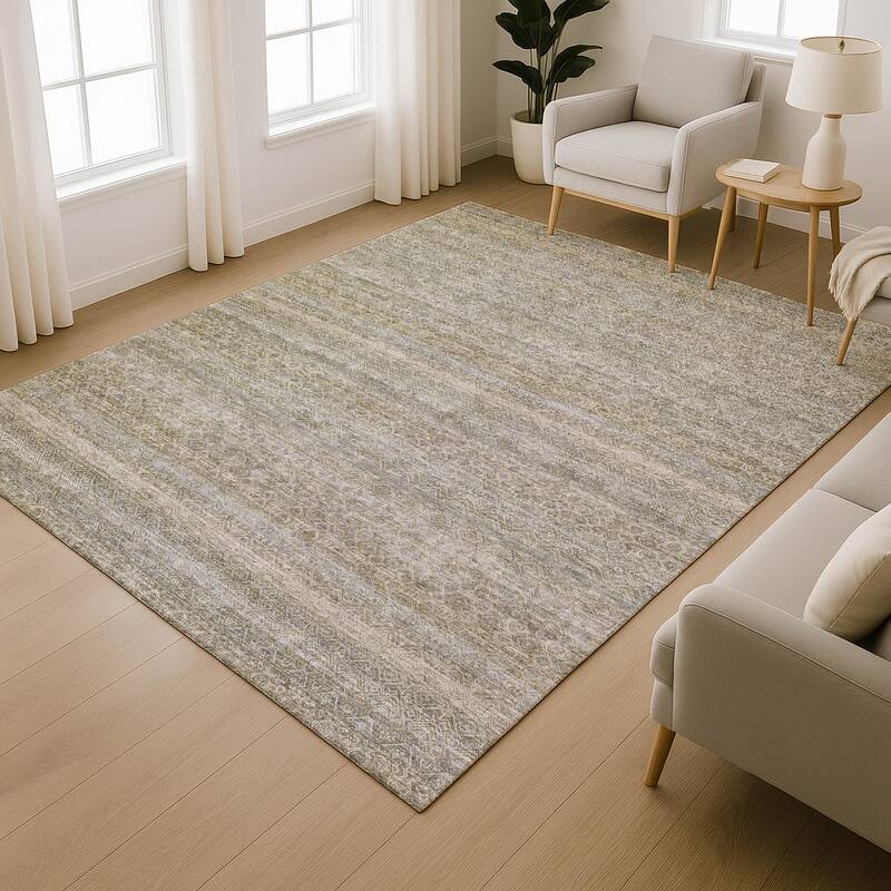 Premium Washable Super Soft Boho Stripes Mayfield Rug