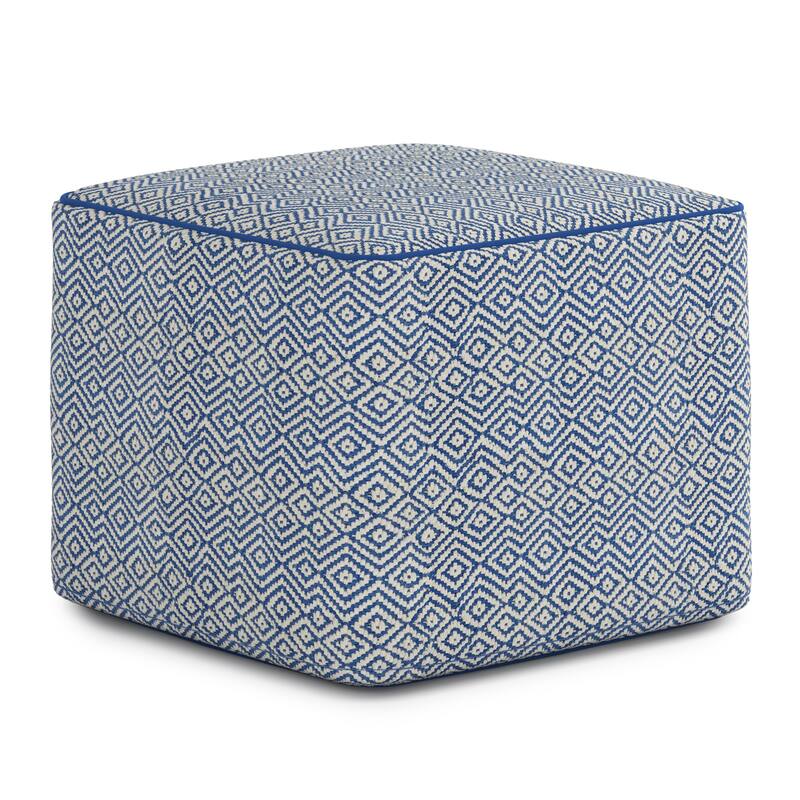 WYNDENHALL Dougan Boho Square Pouf