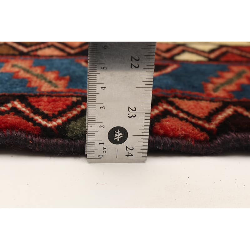 ECARPETGALLERY Hand-knotted Anatolian Vintage Red Wool Rug - 4'11 x 8'0