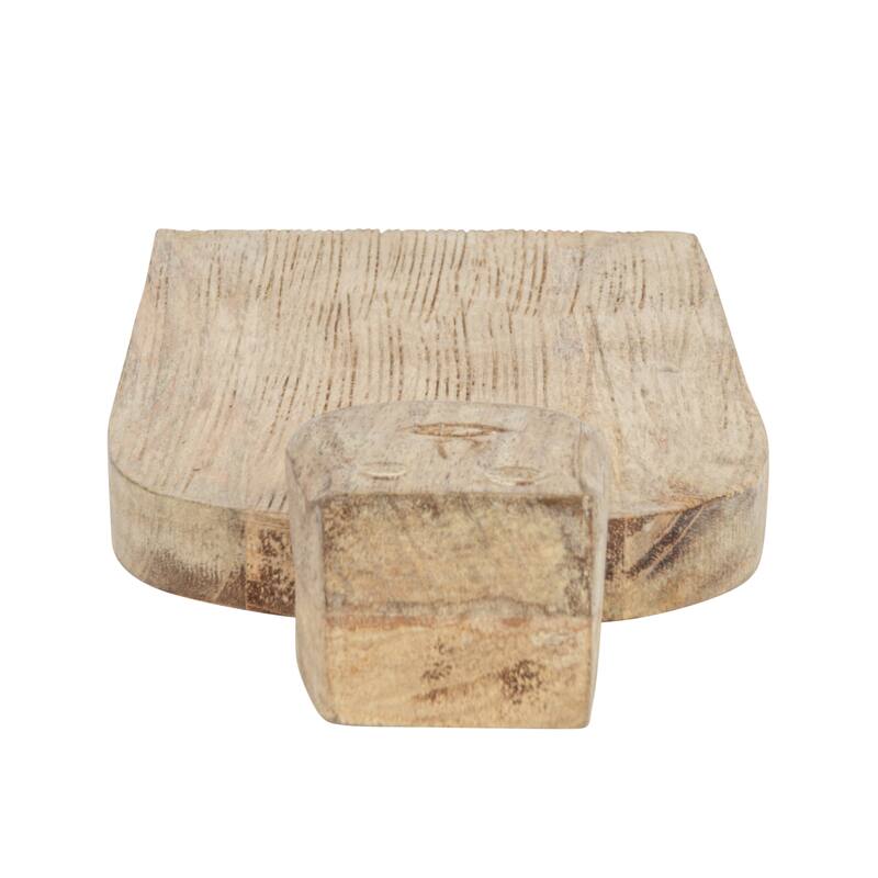 Hand-Carved Mango Wood Cheese Slicer and Cutting Board