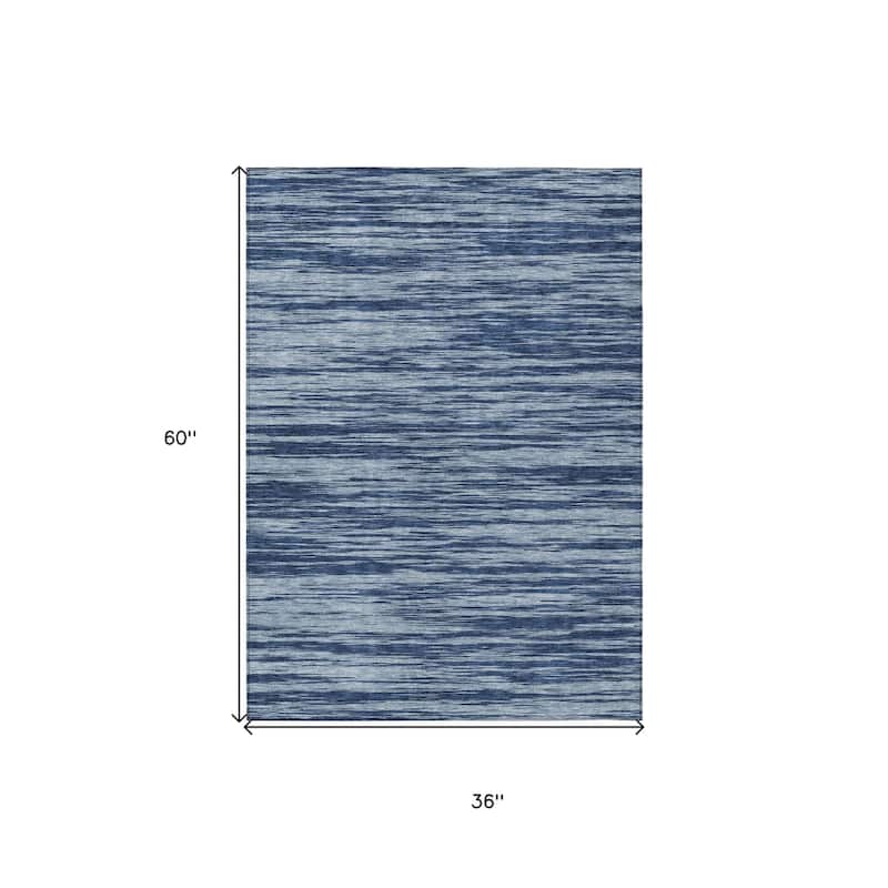 HomeRoots Abstract Modern Rectangle Outdoor Rug