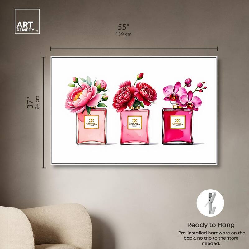Fragrant Florals Canvas by Art Remedy