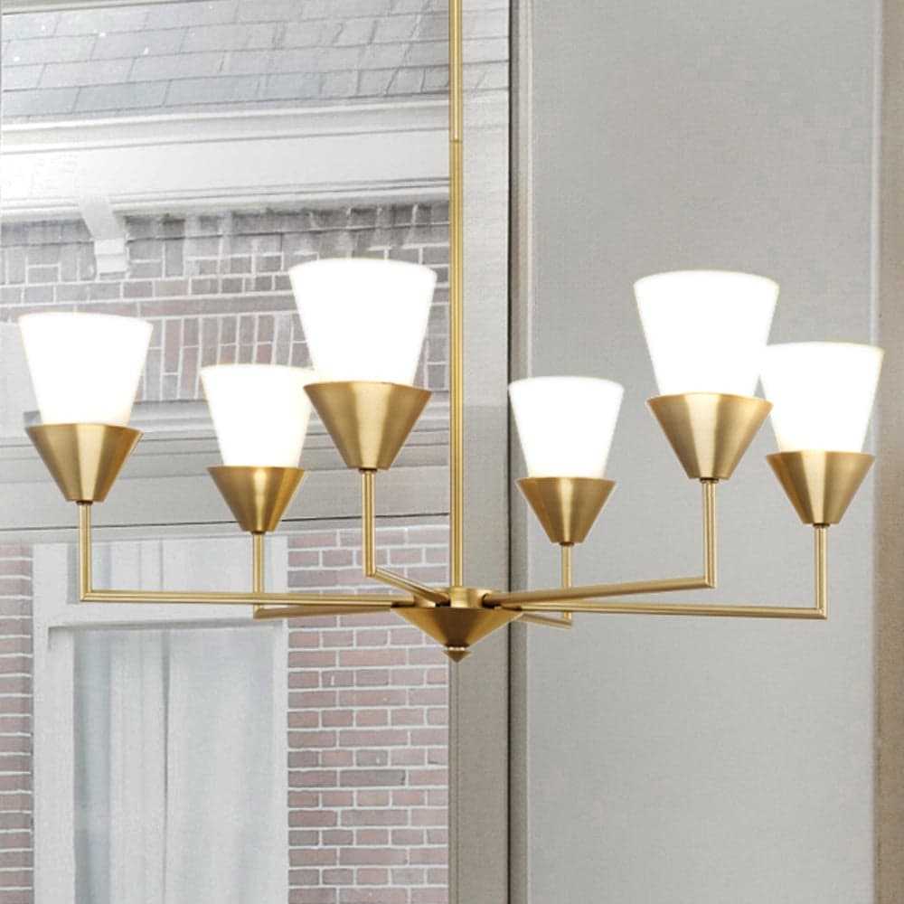 Luxury Posh Chandelier 11.25H x 30W with English Country Style Soft Gold UHP5041 by Urban Ambiance 11 1 4 H x 30 W x 30 D