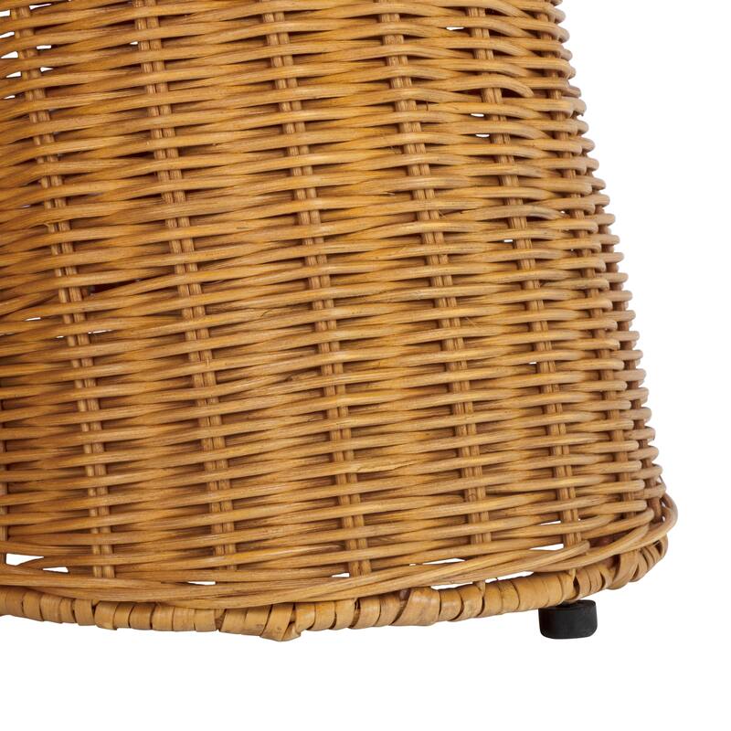 SAFAVIEH Couture Hylda Square Rattan Accent Table - 26"W x 26"D x 21"H