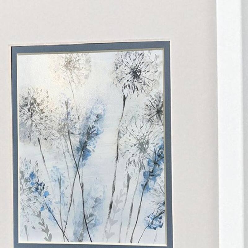 HomeRoots Set Of Two Soft Country Morning White Framed Wall Art