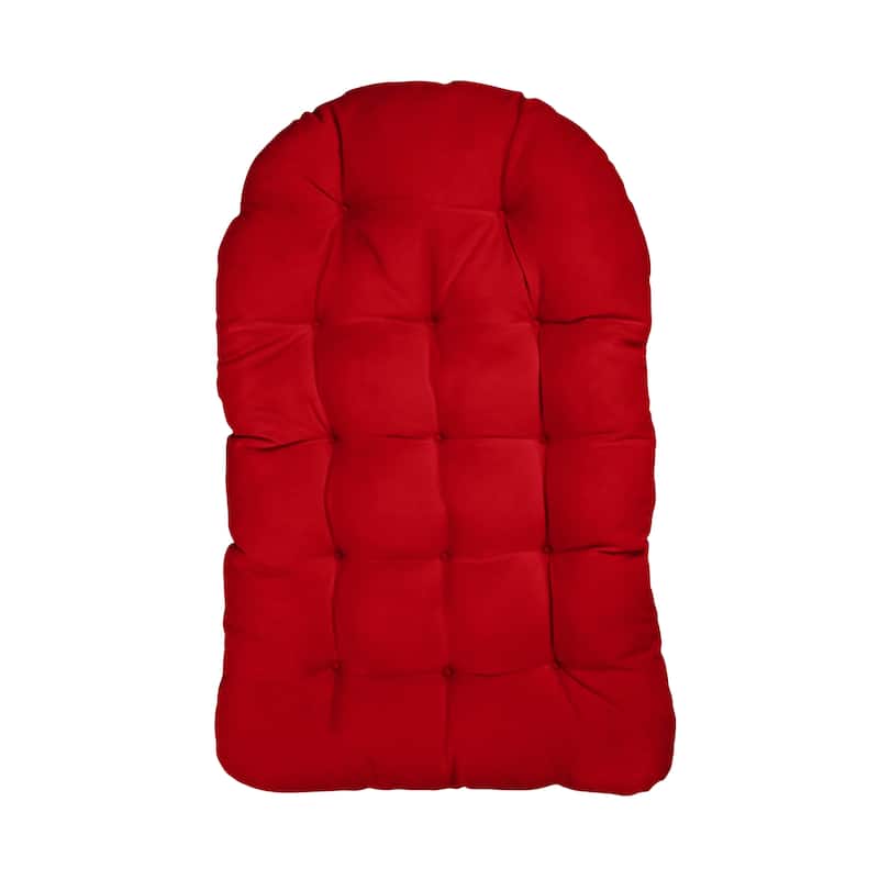 Sorra Home Sunbrella Outdoor Egg Chair Replacement Cushion - Canvas Jockey Red