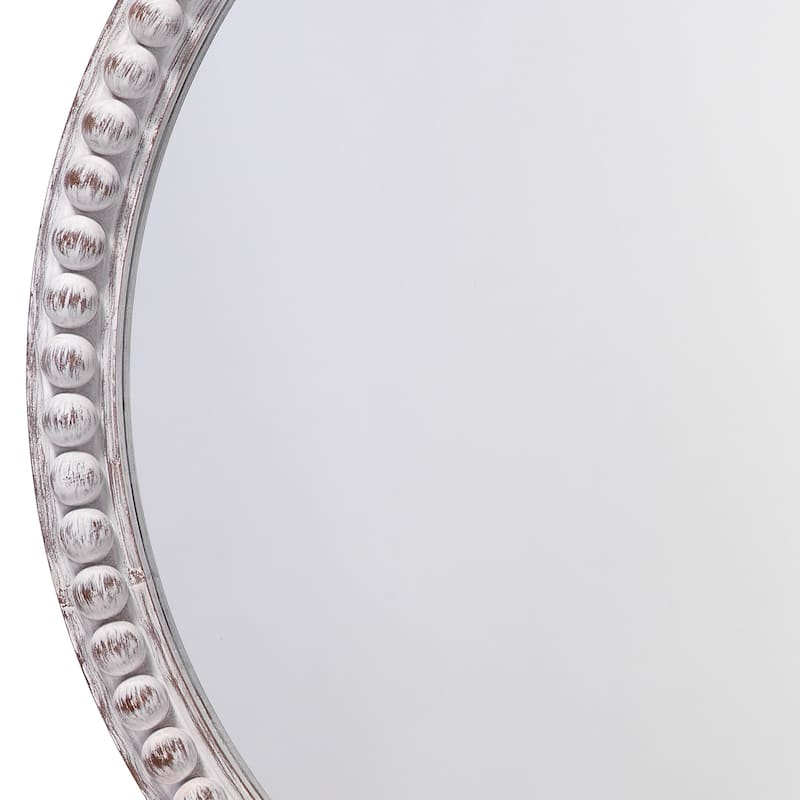 Alden Décor Claire Beaded Mirror