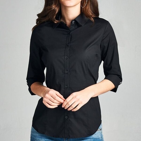 womens collared work shirts