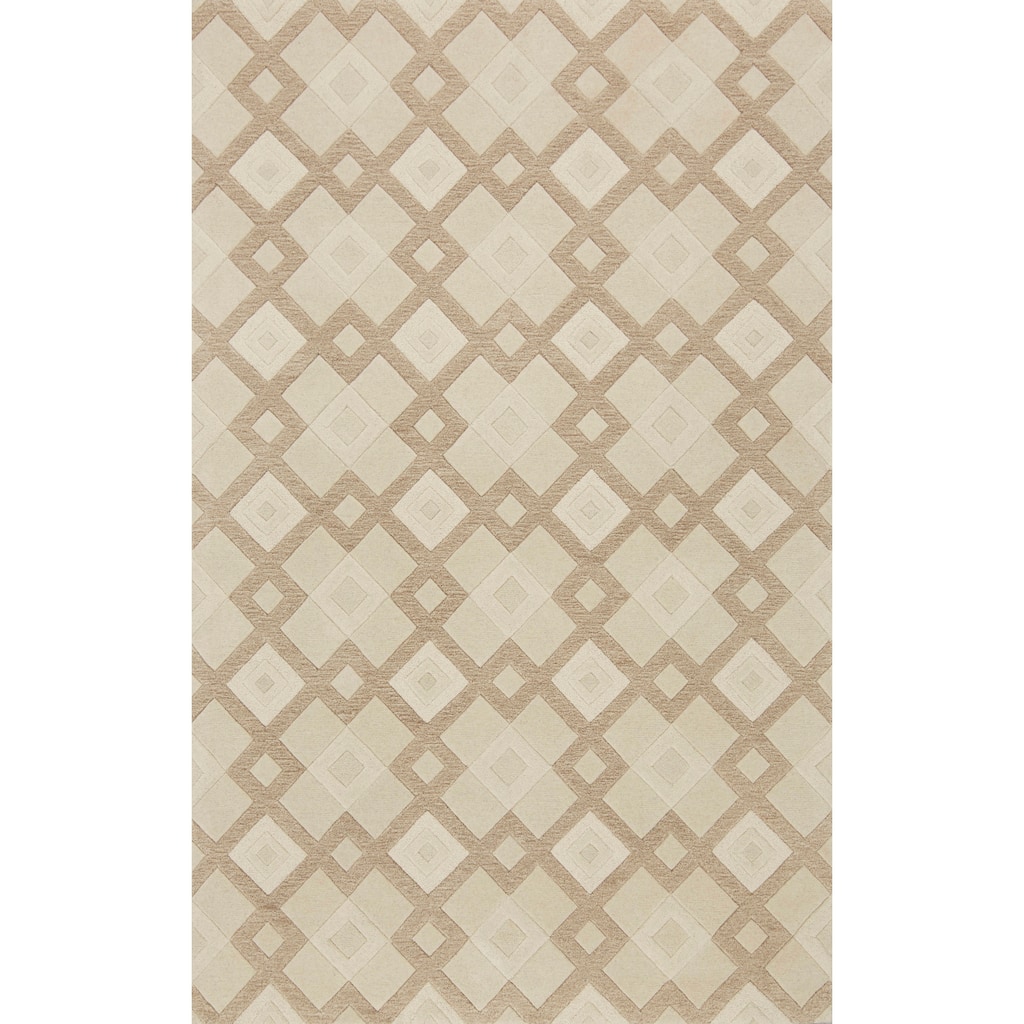 Carson Carrington Kuelbo Hand-tufted Wool Geometric Rug