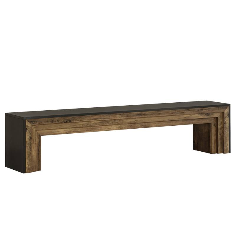 70.9" Extra Long Wooden TV Stand for 75-Inch TVs, Entertainment Center Media Console for Living Room