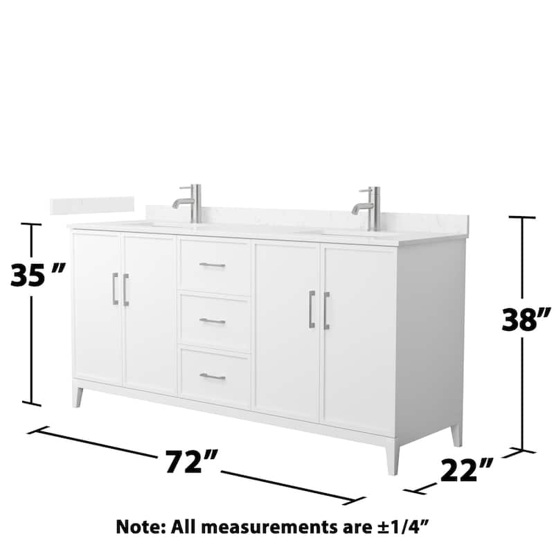 Wyndham Collection WCH717172D-VCA-UNSMXX Elan 72" Free Standing Double
