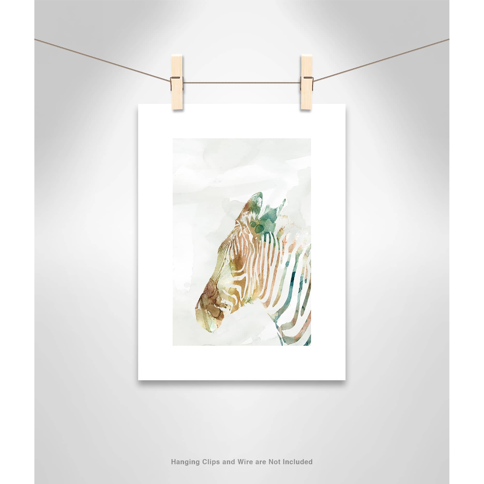 African Colors Zebra 12 x 16 Green Bed Bath & Beyond 29814079