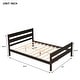 preview thumbnail 14 of 37, Contemporary Bed with Headboard and Footboard for Comfort