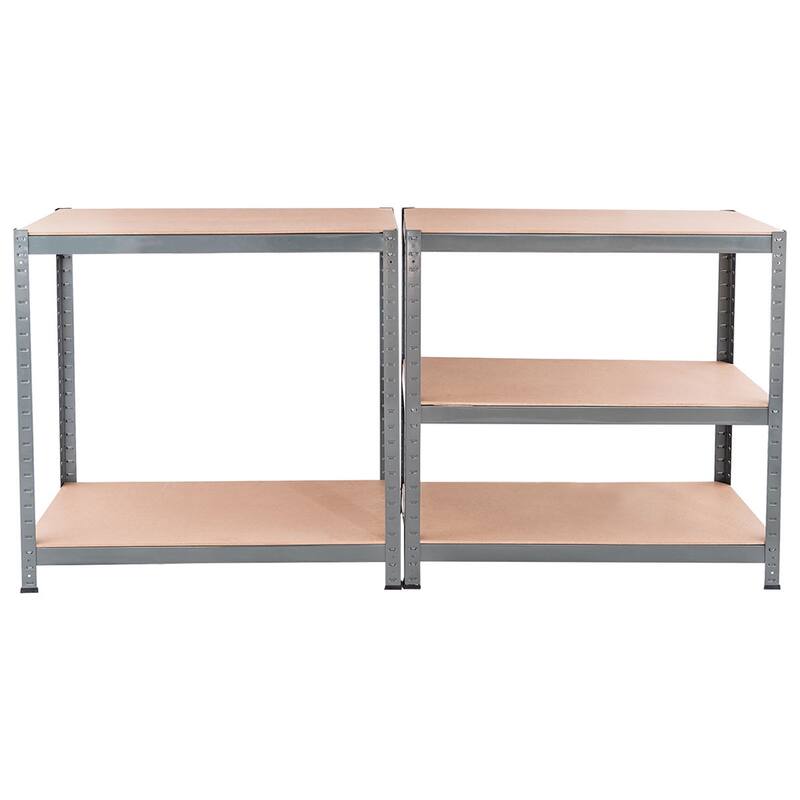 Gymax 72'' Steel 5-tier Garage Shelf Metal Storage Adjustable Unit