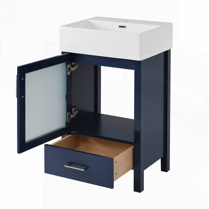 Bathroom Vanity with Ceramic Sink