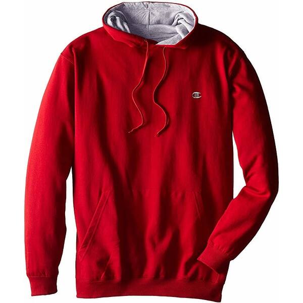 Shop Champion Men S Powerblend Fleece Pullover Hoodie Overstock 30681212