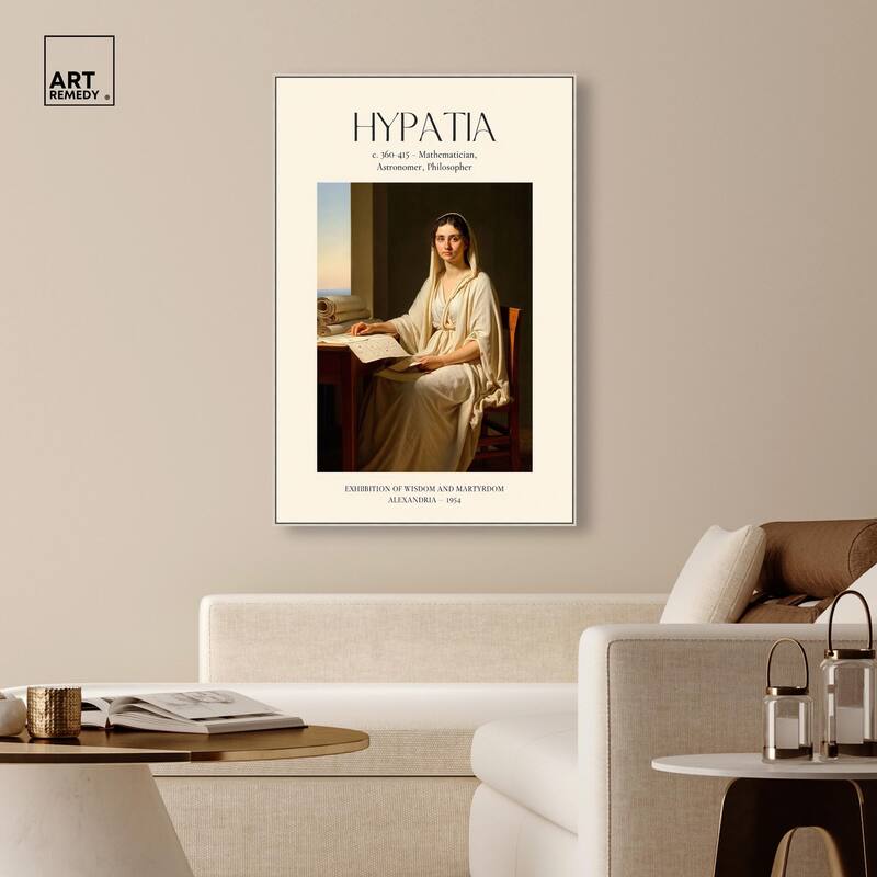 Philosopher of Alexandria Canvas by Art Remedy