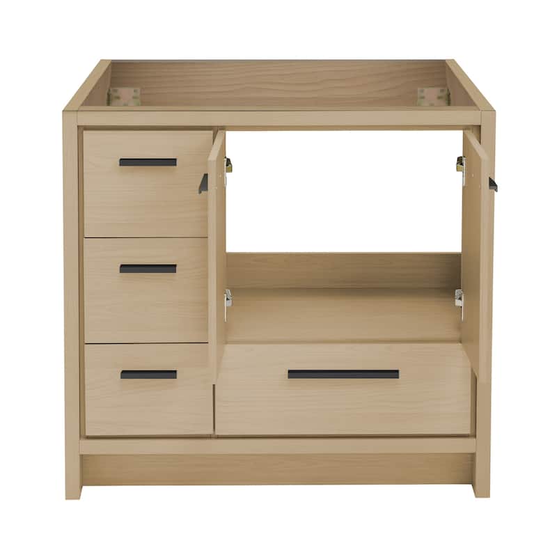 Virage 36 Freestanding, Bathroom Vanity In Oak - Cabinet