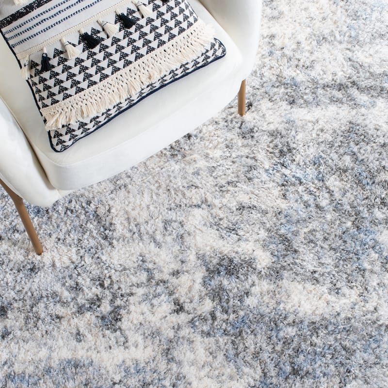 SAFAVIEH Berber Shag Yasumi Abstract 1.25-inch Thick Rug