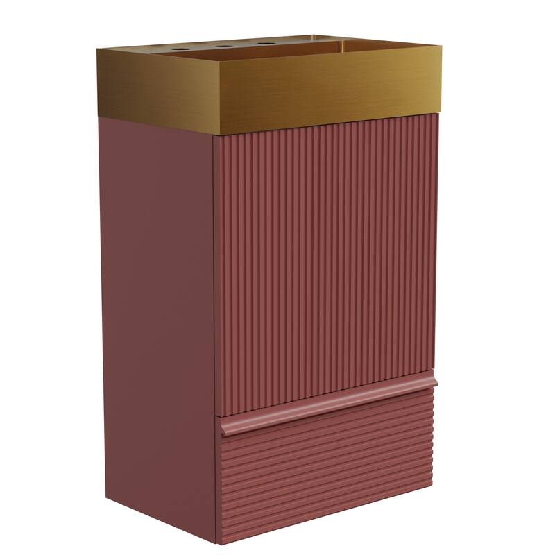 20"Bathroom Vanity with Stainless Steel Sink