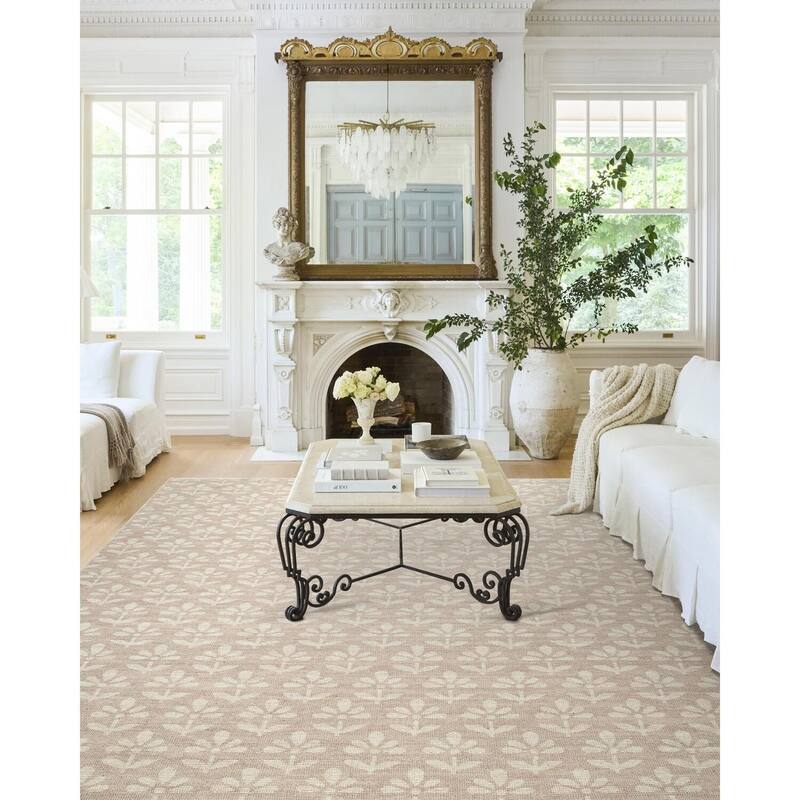 Nabela Noor Home x Livabliss Maya Global Area Rug - 2'7" x 7'10" - Light Brown