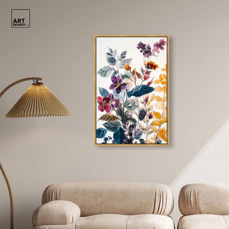 Iris Indigo I Canvas by Art Remedy