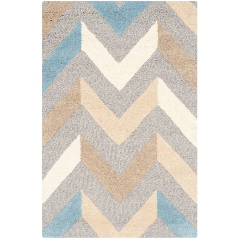 SAFAVIEH, Handmade Cambridge Fryni Modern Moroccan Wool Rug