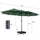 preview thumbnail 28 of 62, 15ft Patio Umbrella Outdoor Market Umbrella with Base and LED Lights