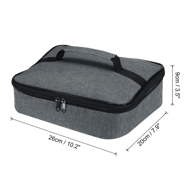 10.2 x7.9 x3.5 Portable Waterproof Insulated Lunch Tote Bag Lunch Box Bed Bath Beyond 38320624