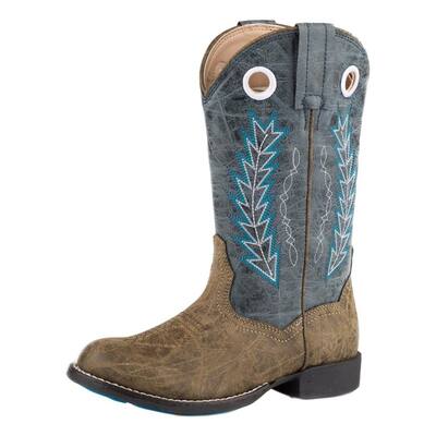 Roper Western Boots Boys Hole In Wall 9.5" Blue 09-018-1222-2001 BU